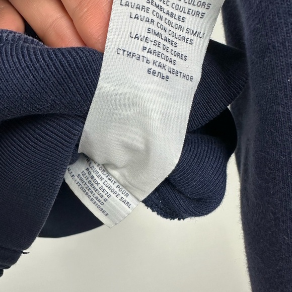 Polo Ralph Lauren Dark Blue zip-up Hoodie Men’s Size S – Excellent Condition - Picture 9 of 11